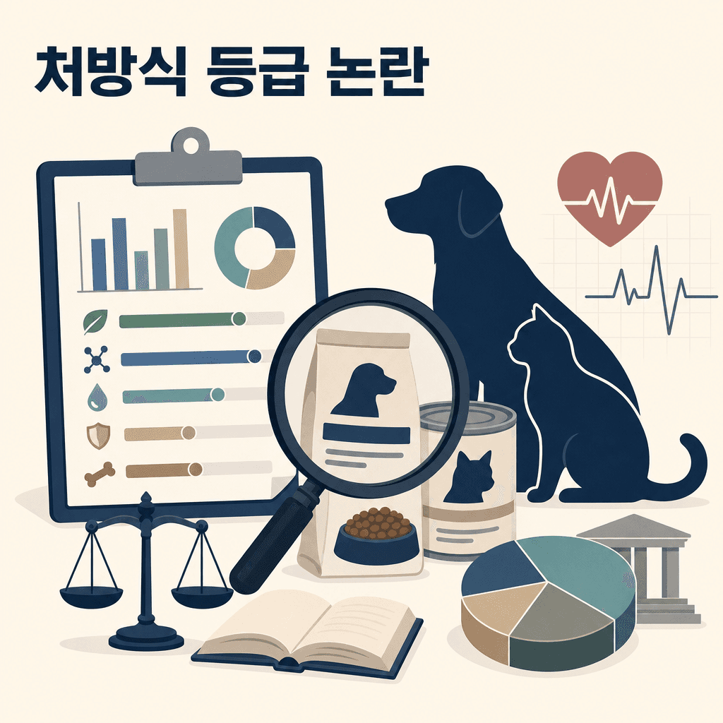 처방식에는 등급을 매기지 않습니다 — 일부러 낮게 만든 사료라서