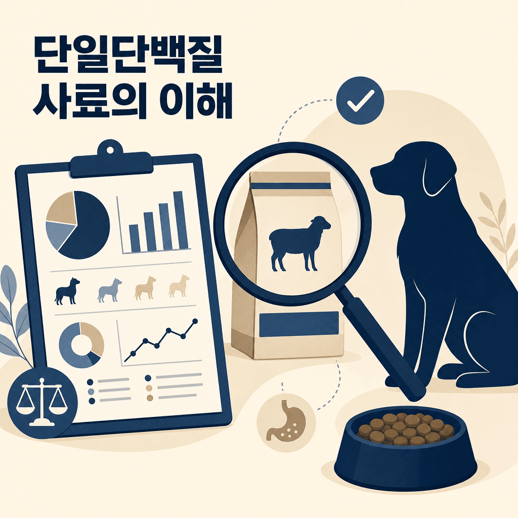 단일 단백질 사료, 진단에 쓸 때와 유지에 쓸 때는 다릅니다