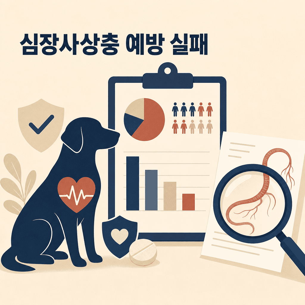 심장사상충 예방 실패 사례, 원인과 대책