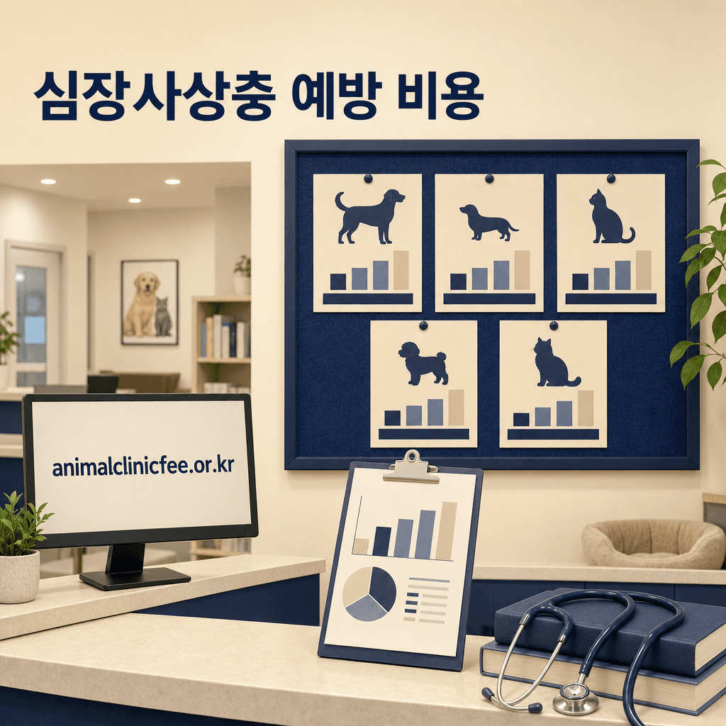 심장사상충 예방 비용, 우리 동네 실제 금액 확인하는 법