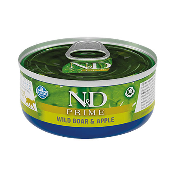 N&D 프라임 멧돼지와 사과 (습식, 캔)