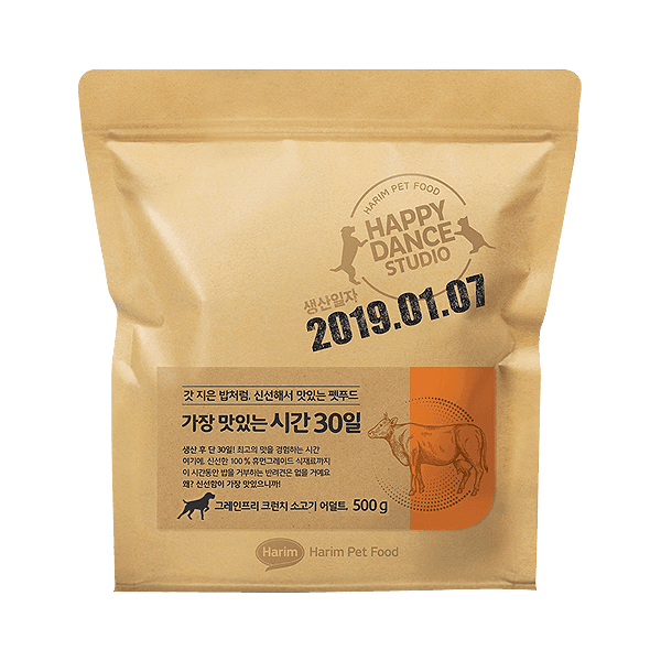 가장맛있는시간30일 그레인프리 크런치 소고기 어덜트