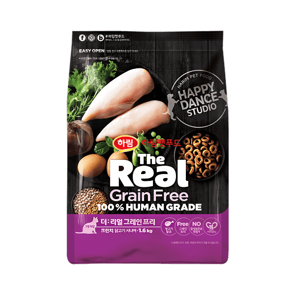 더리얼 캣 그레인프리 크런치 닭고기 시니어