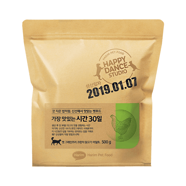 가장맛있는시간30일 캣 그레인프리 크런치 닭고기 어덜트