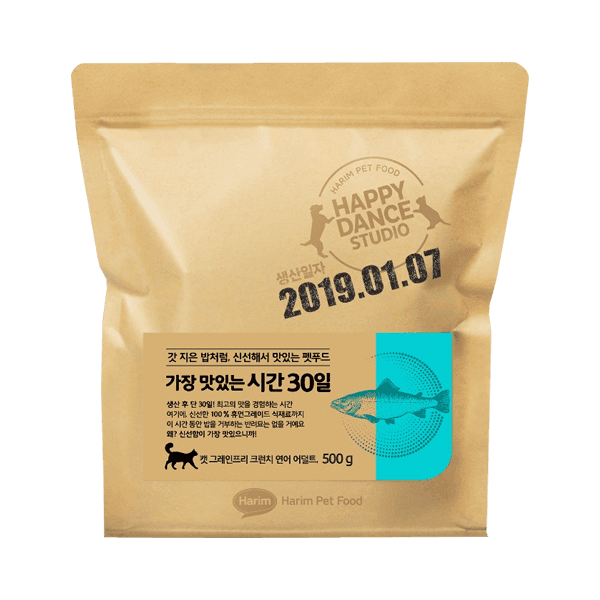가장맛있는시간30일 캣 그레인프리 크런치 연어 어덜트